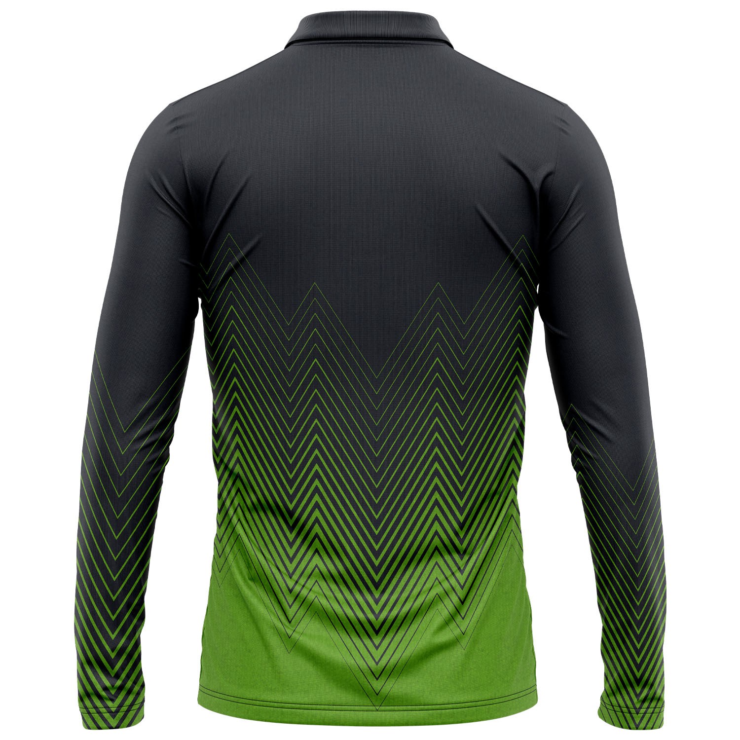 Unisex 180 GSM Jersey Knit Cotton Feel Sublimation Long Sleeve Polo T-shirt 6