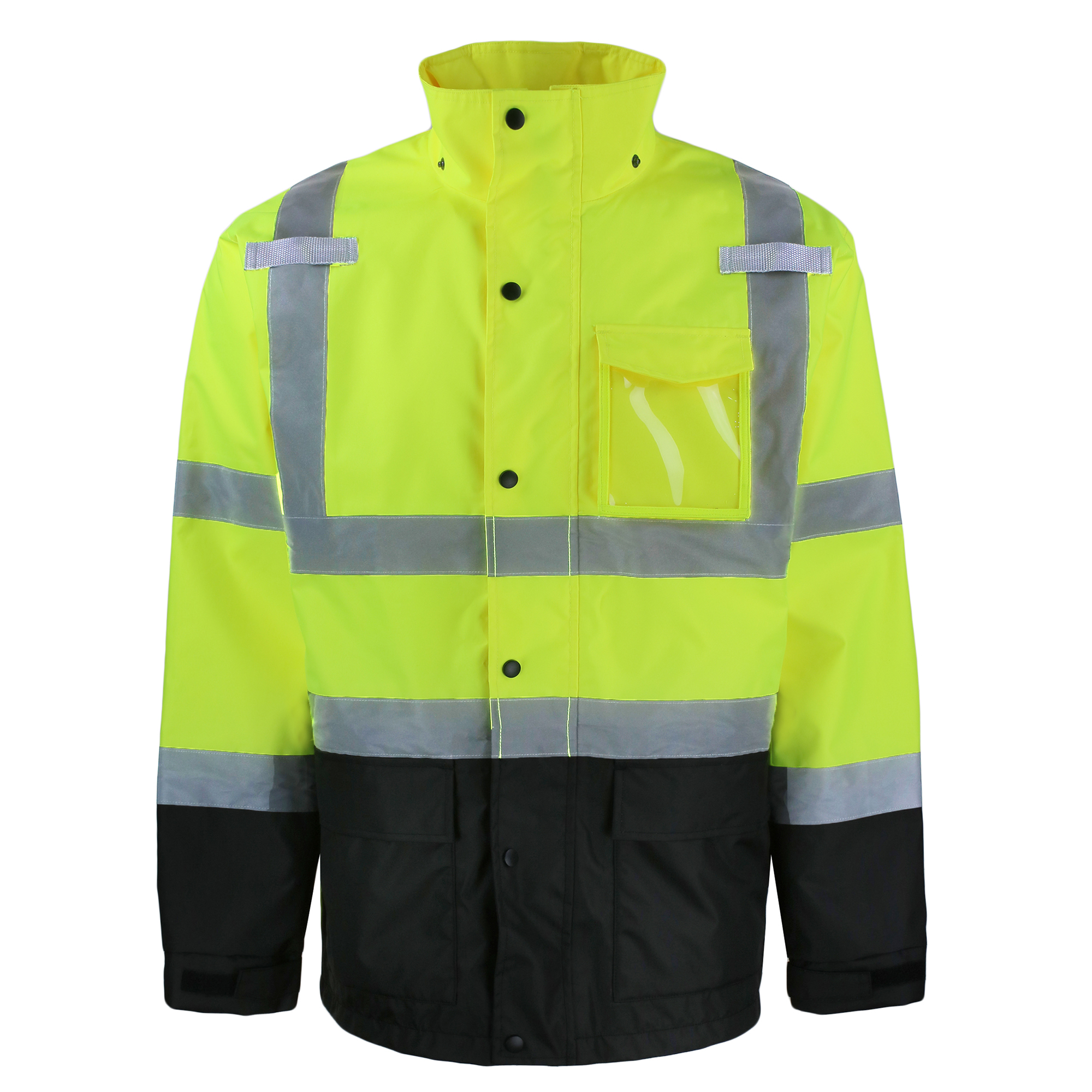 Safety Brite Class 3 Hi Vis Rain Jacket 2