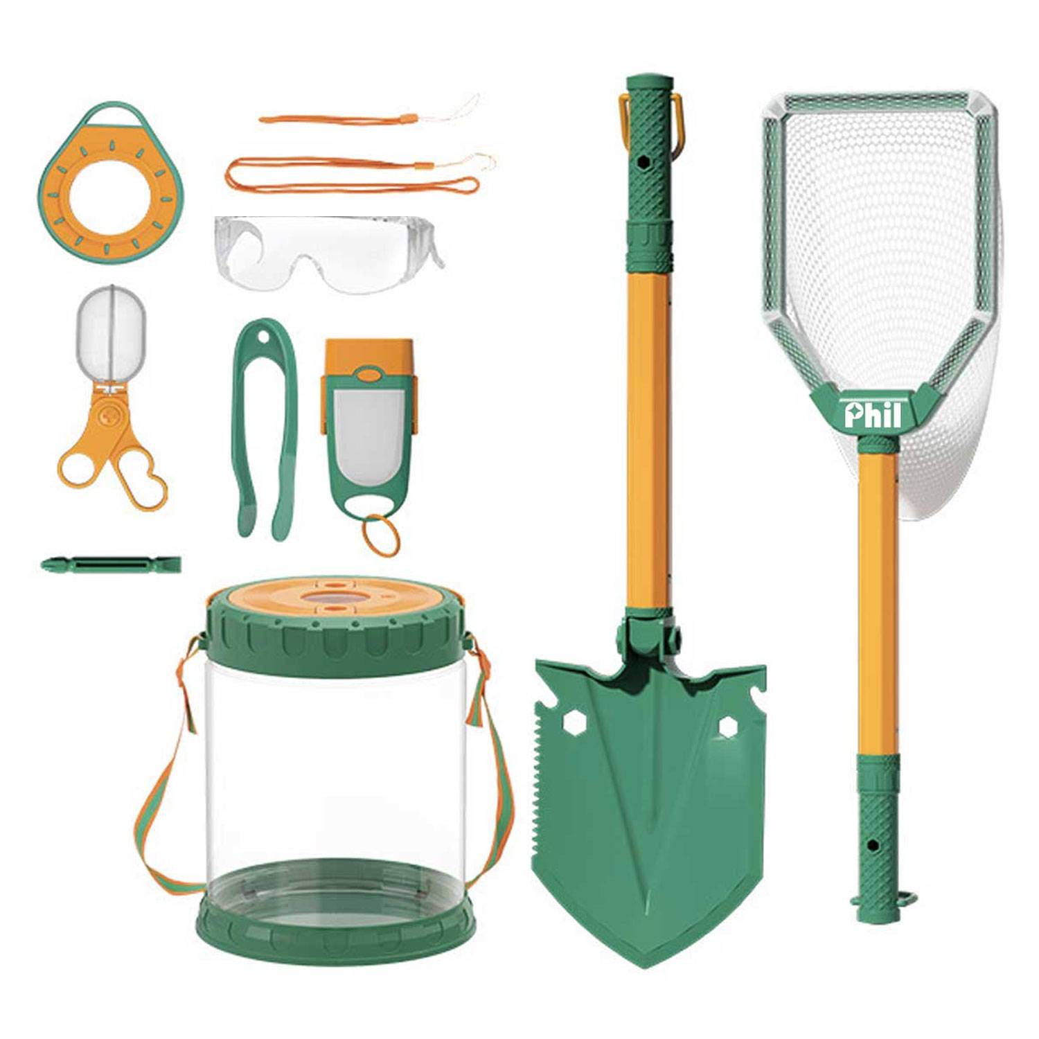 Kids' Clam Rake & Crab Claw Shovel Kit Beach Sand Toy Set 2
