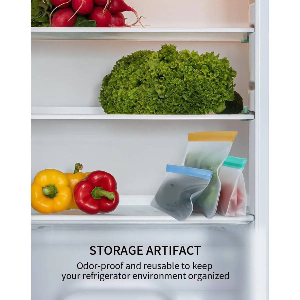 Reusable Storage Bags Stand Up 7