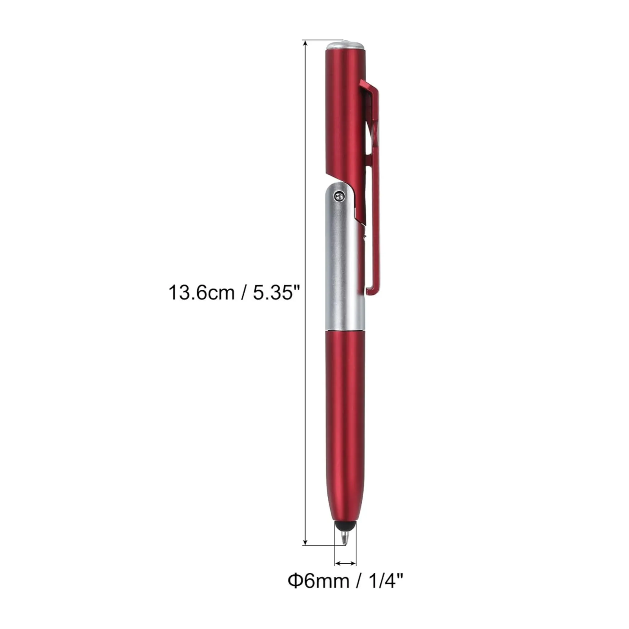 MOQ 3-in-1 Stylus Pen: LED Light, Ballpoint & Phone Holder 7