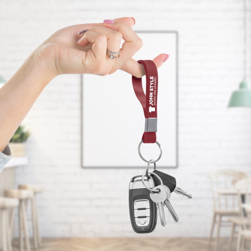 Custom Printed Wristband Keychains 34