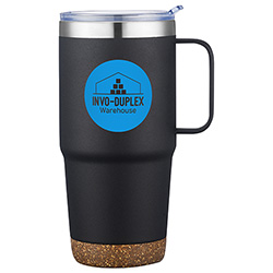 Cortina 24 oz Vacuum Insulated Travel Mug with Cork Base 30
