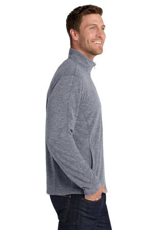 Port Authority Heather Microfleece Full-Zip Jacket. F235 4