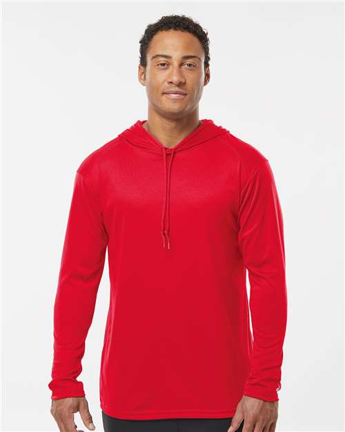 Unisex B-Core Hooded Long Sleeve T-Shirt - 4105 84