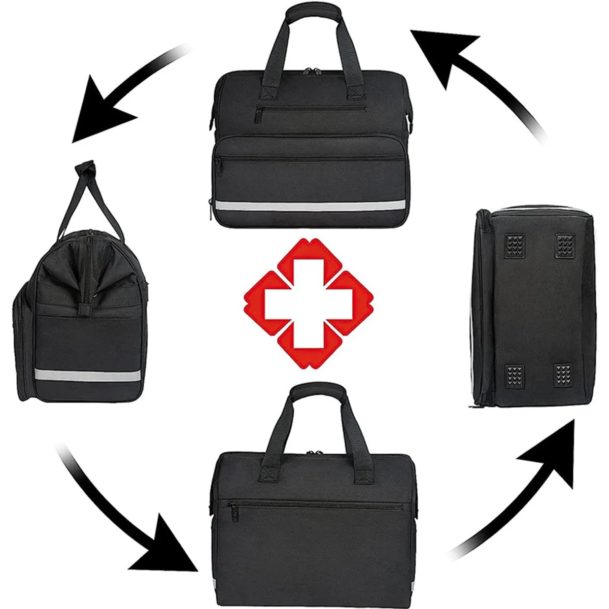Medical Nurse Supplies Bag Portable First Aid Health Pack 3