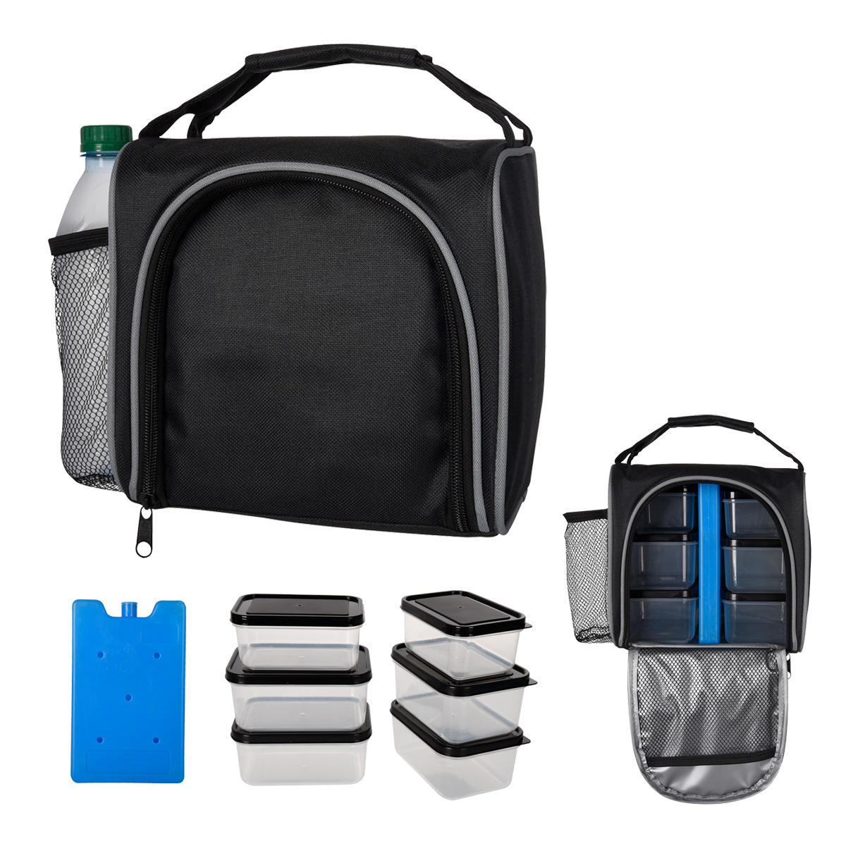 Prep & Chill Lunch Cooler With Container Set 3