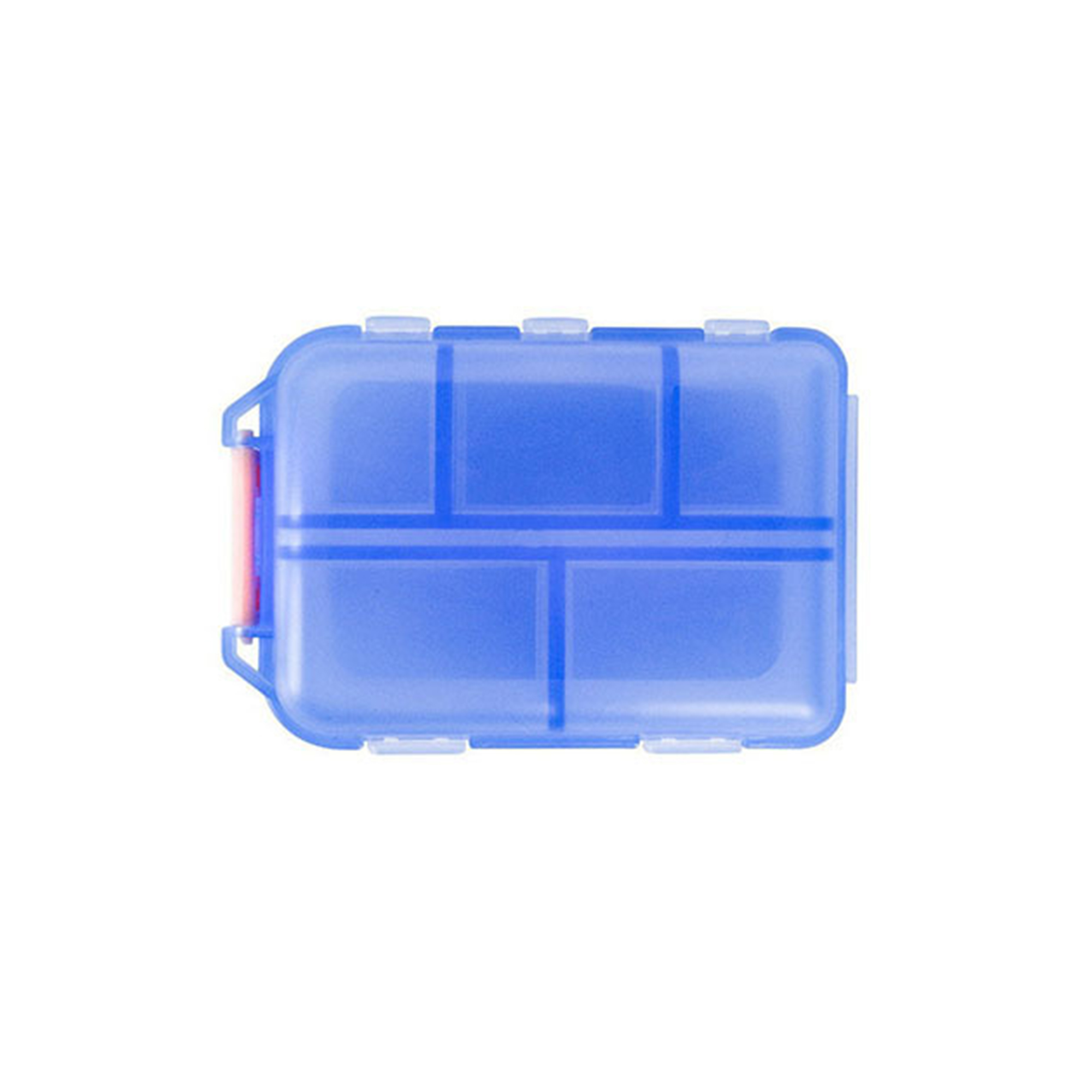 Double Layer Ten Compartment Pill Case 3.78" Length X 2.52" Width X 1.22" Height 10
