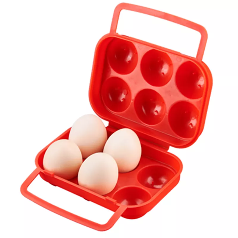 Portable Camping 6 Eggs Carrier Container Case 3
