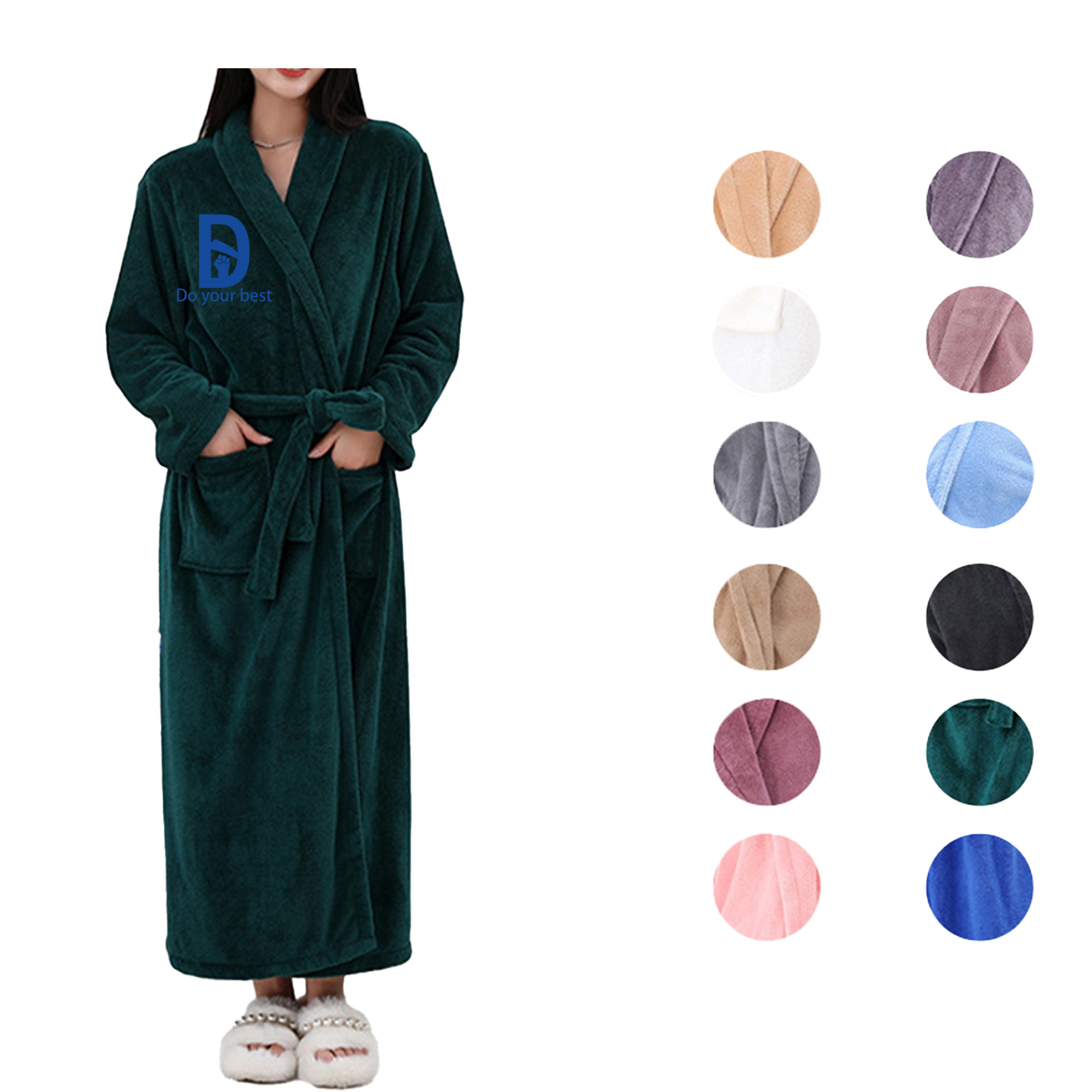Unisex Coral Velvet Robe MOQ50 3