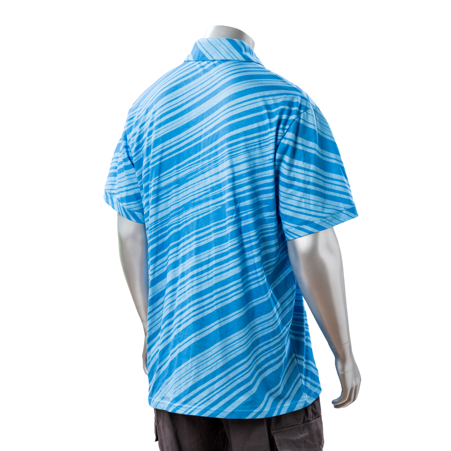 100% Cotton Full Color Reactive Digital Print Men's Polo - 5.3 oz 1