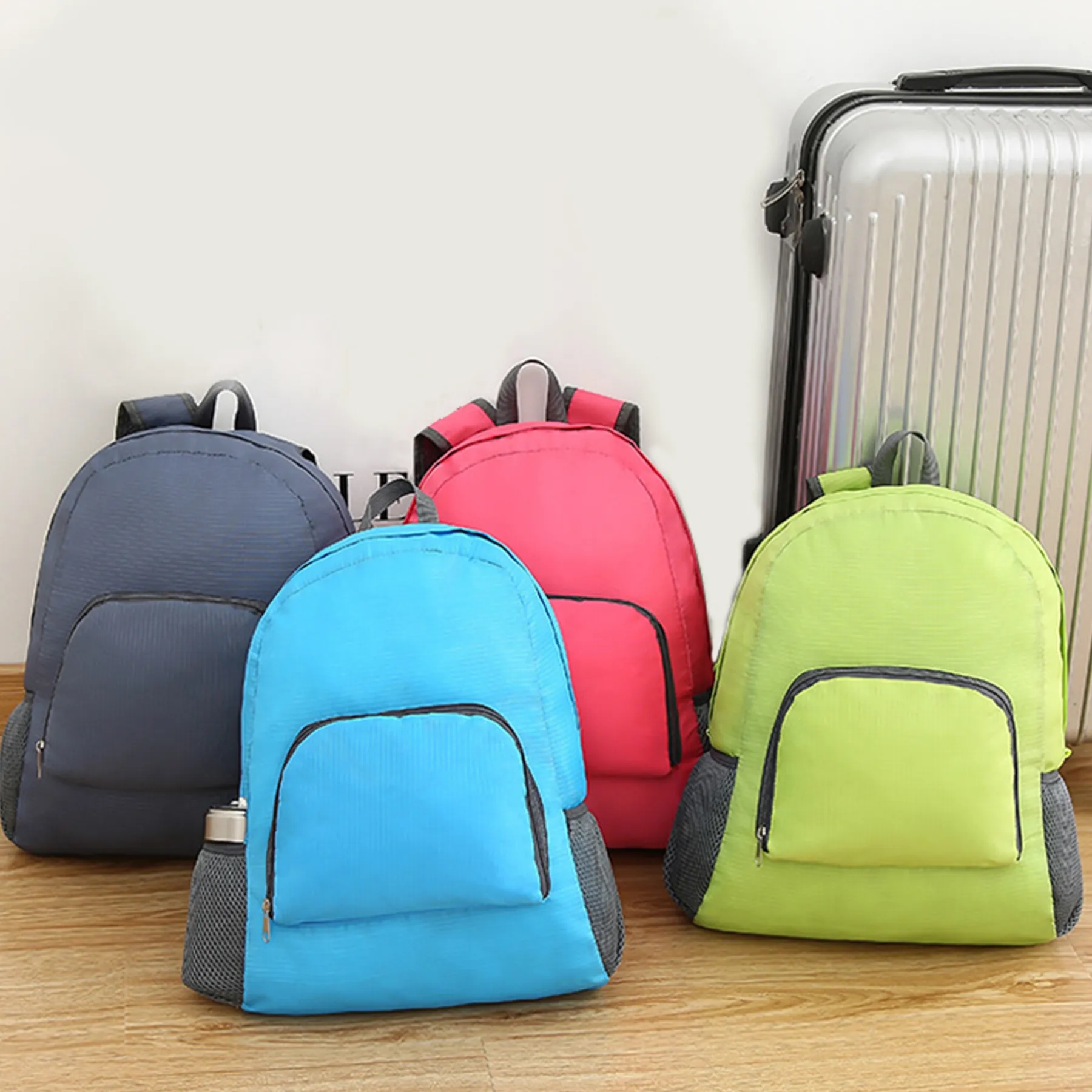 Oxford cloth folding backpack 6
