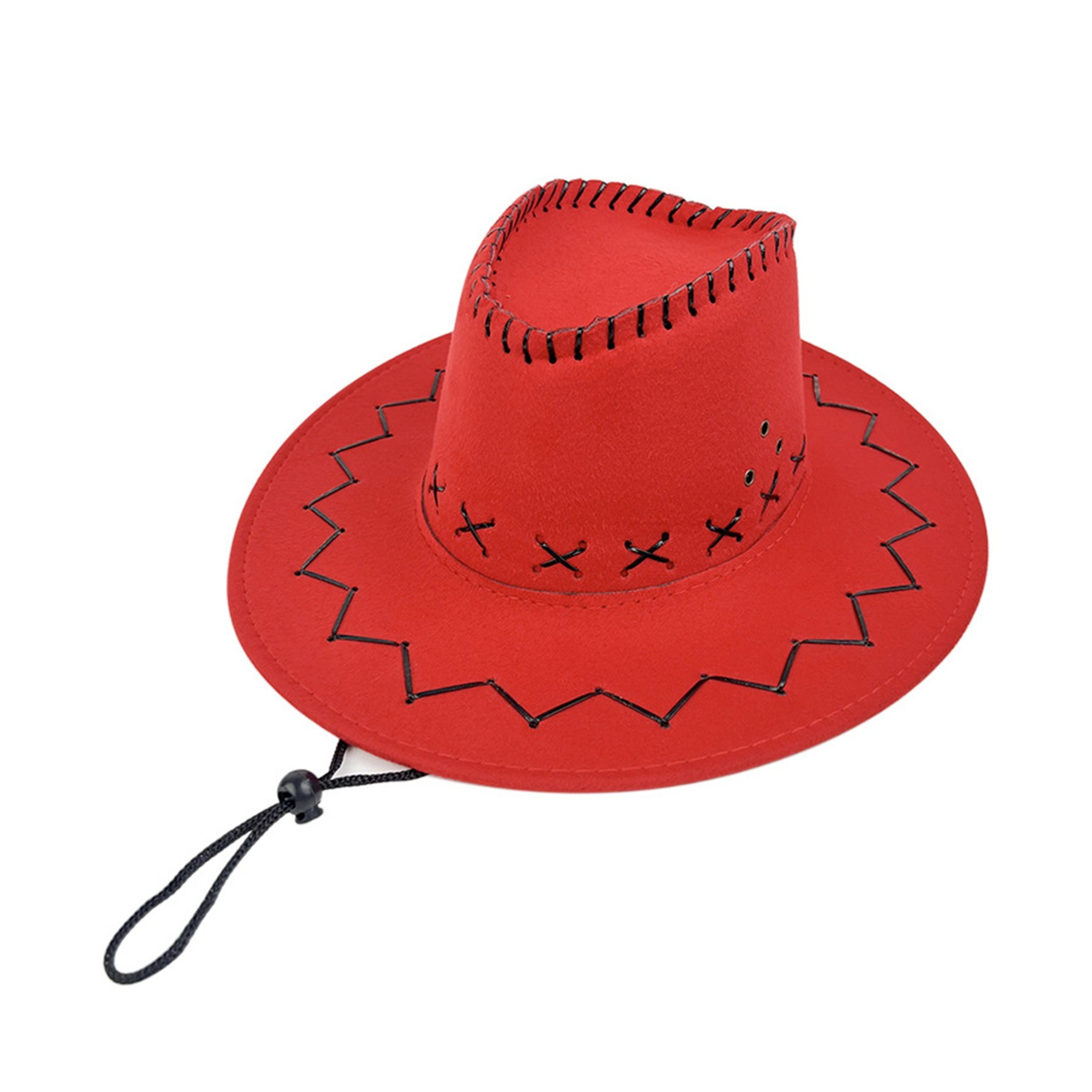 Windproof Cord Western Cowboy Outdoor Hat 6