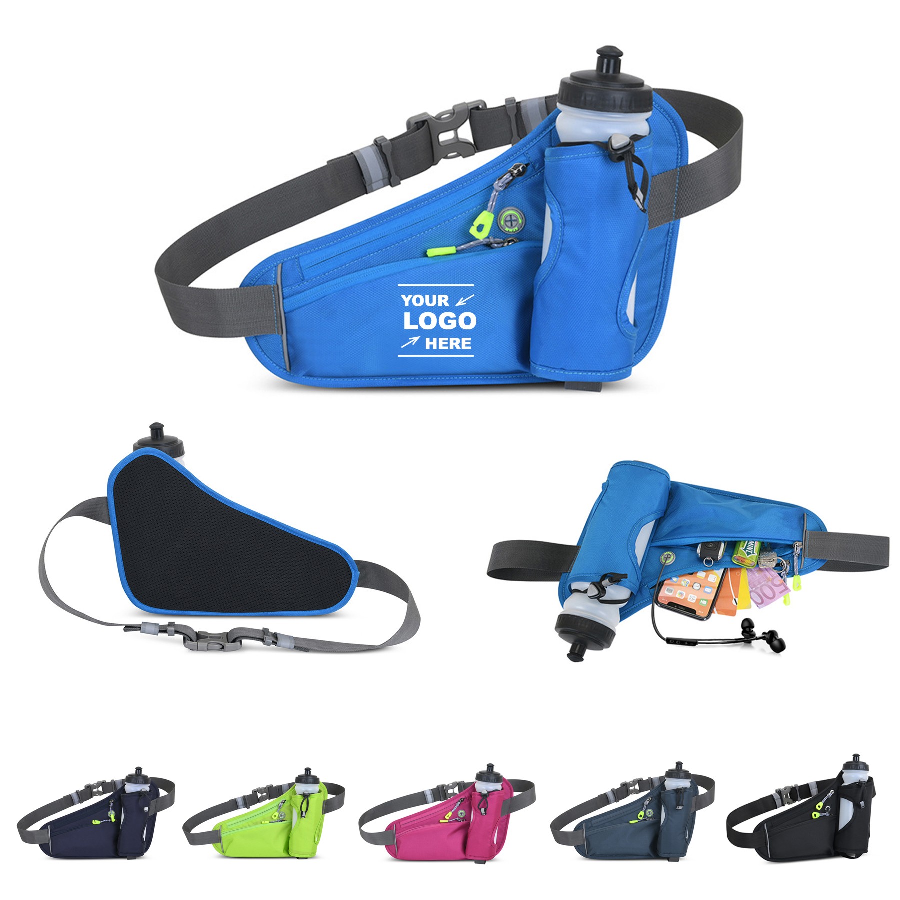 Waist Pack With Water Bottle Holder