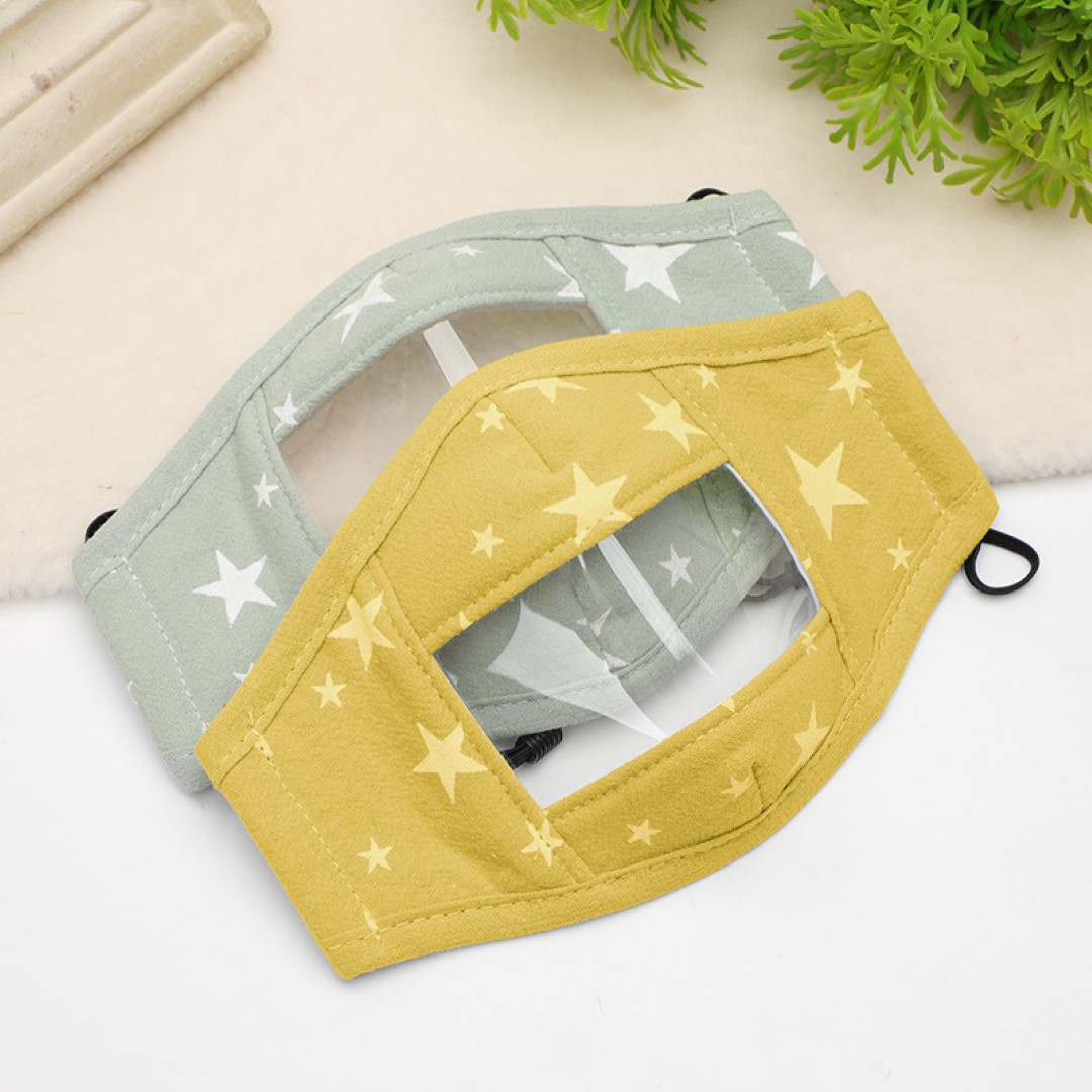 Custom Lip Reading Reusable Mask for Kid 2