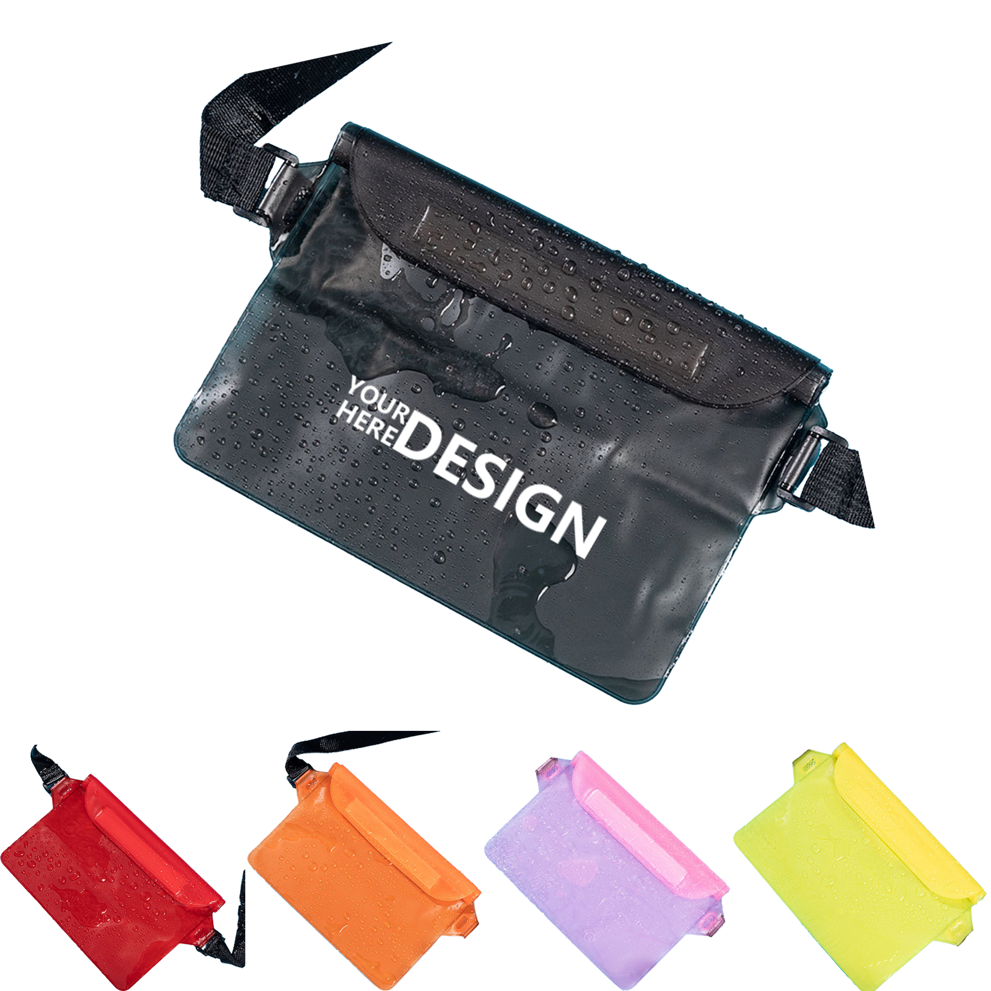 Crossbody Waterproof Swim Waist Pack 2