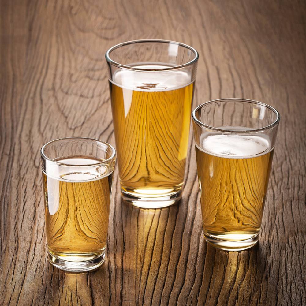 Wide-mouth Glass Beer Mug 3