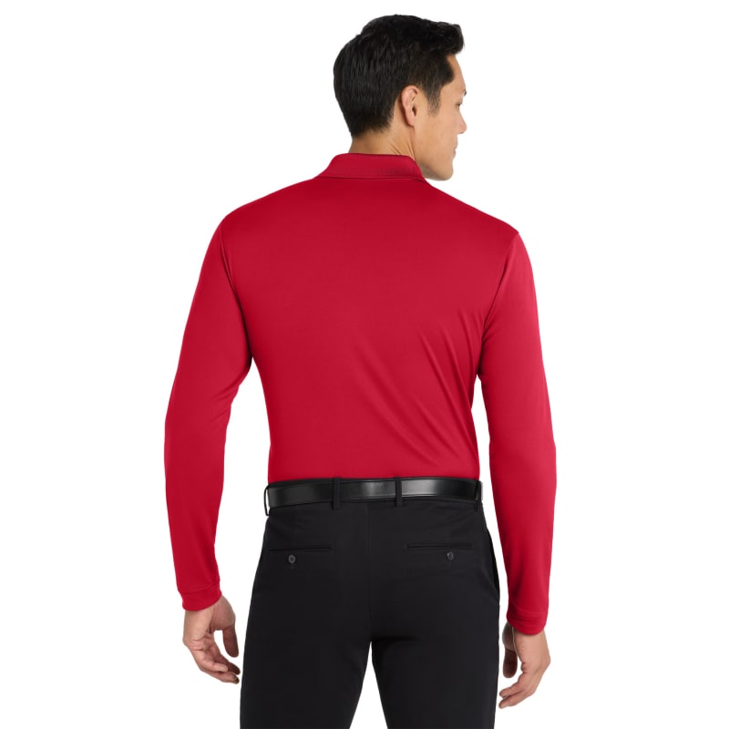 Port Authority Dry Zone UV Micro-Mesh Long Sleeve Polo 7