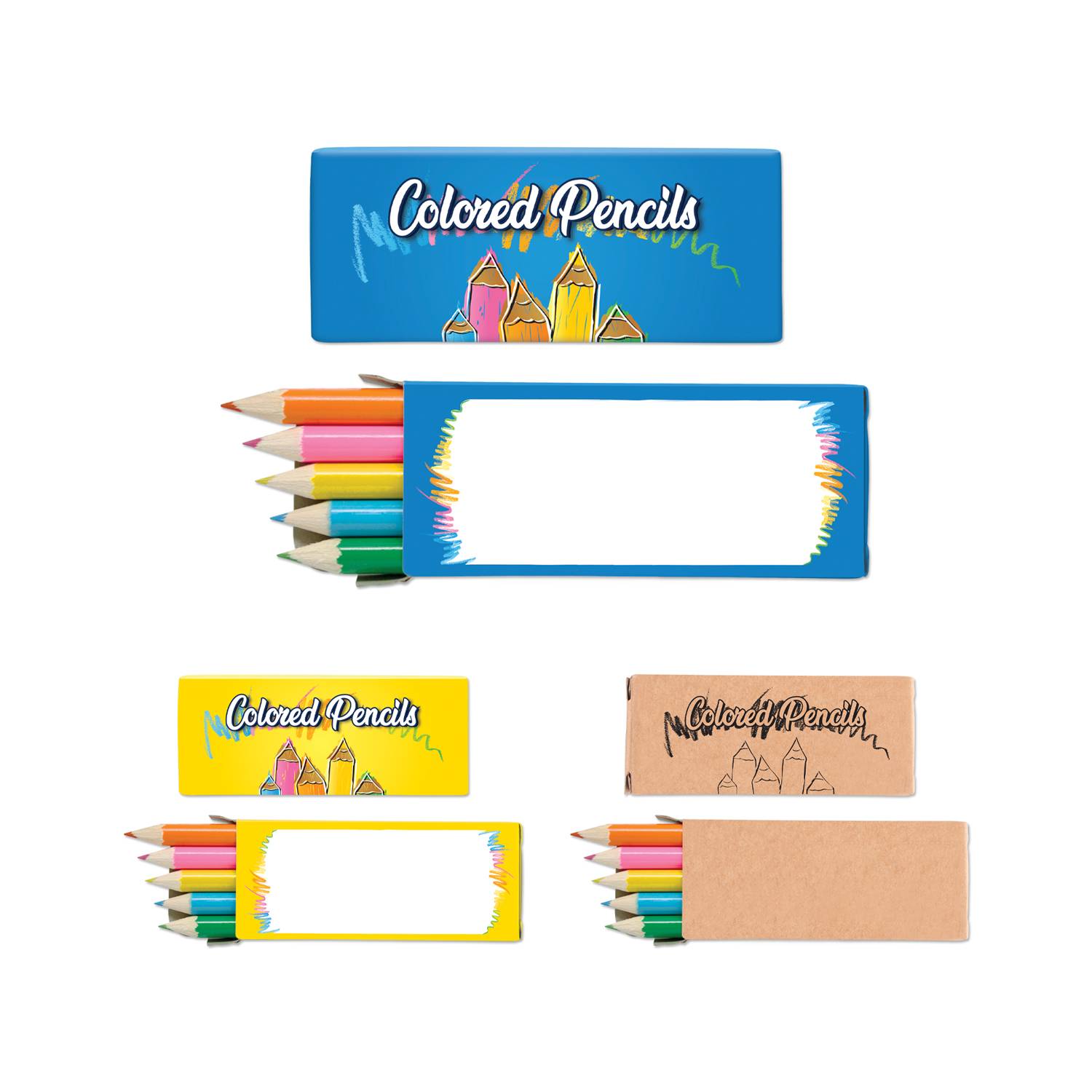 5 Pack of Art Color Pencils 2