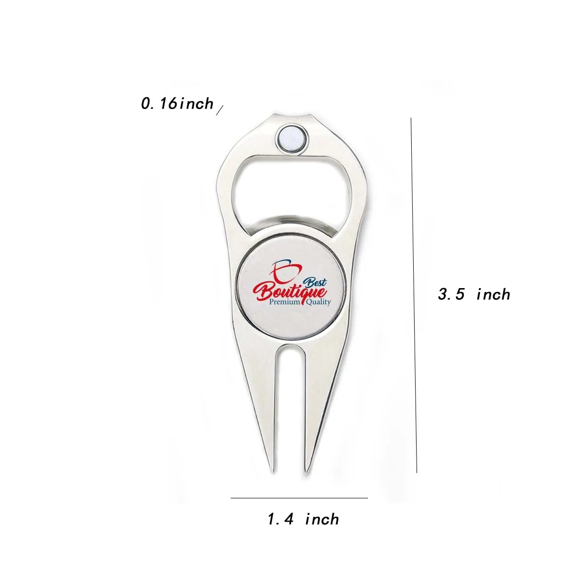 Custom Mutifucntion Golf Divot Tool with bottle opener 4