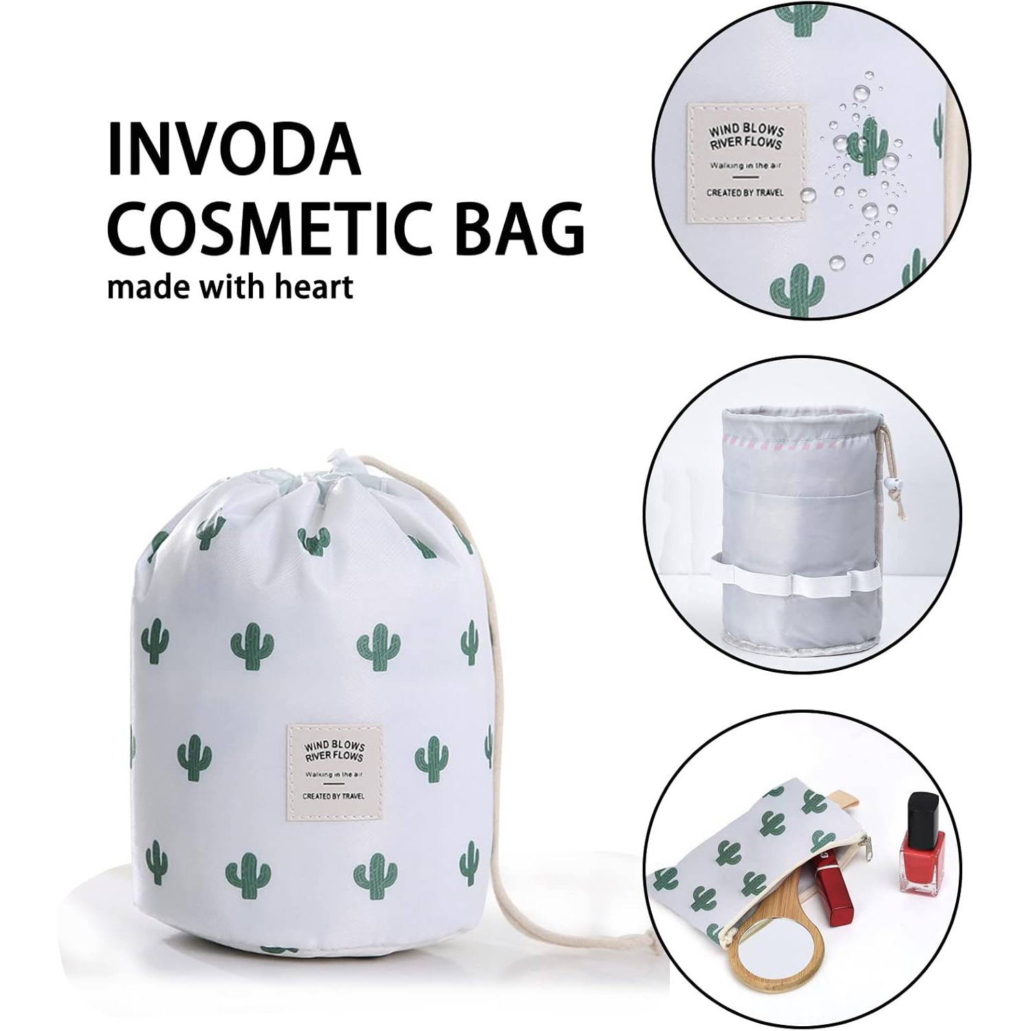 Travel large capacity makeup bag 7