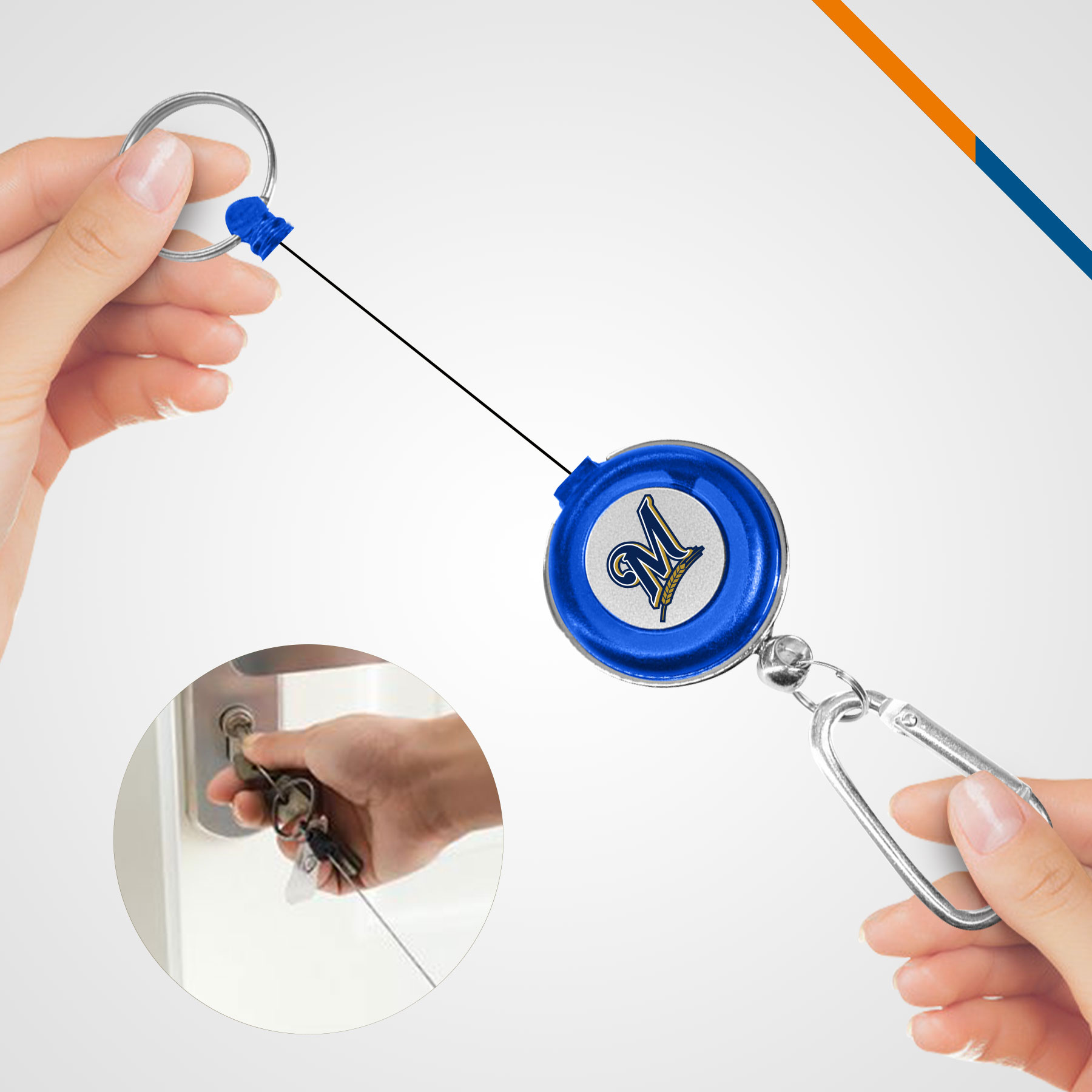 Mubly Transparent Badge Reel 3