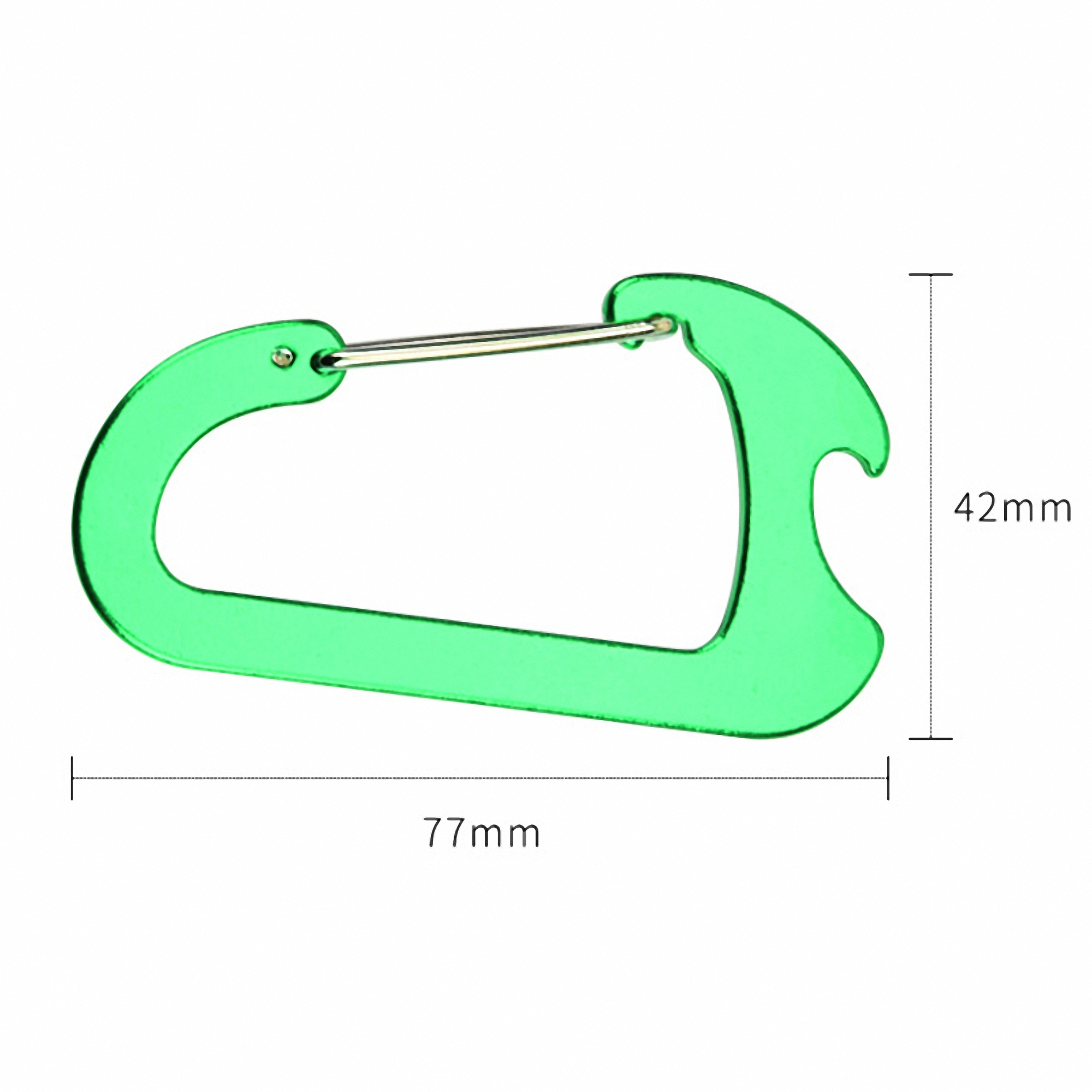 Multifunctional Carabiner Clip with Bottle Opener 4