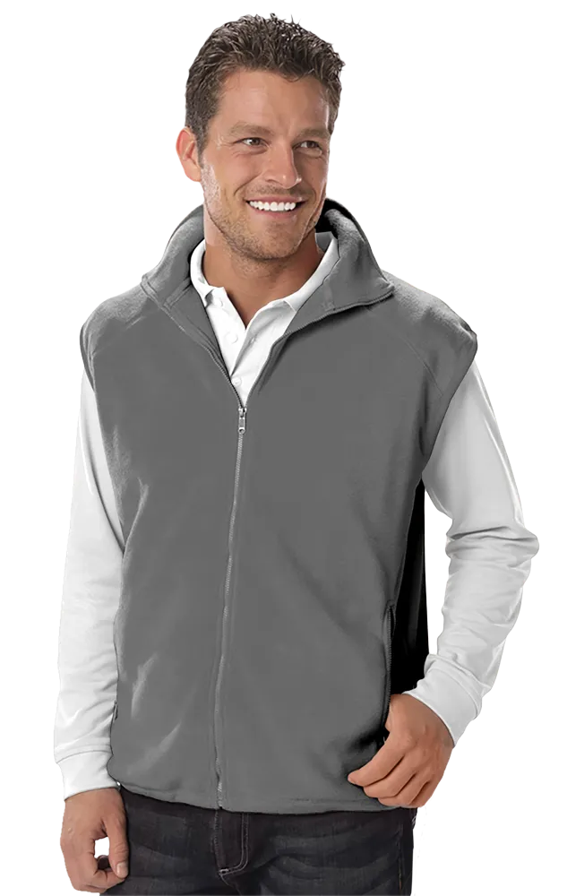 Adult Micro Fleece Zip Front Vest 65