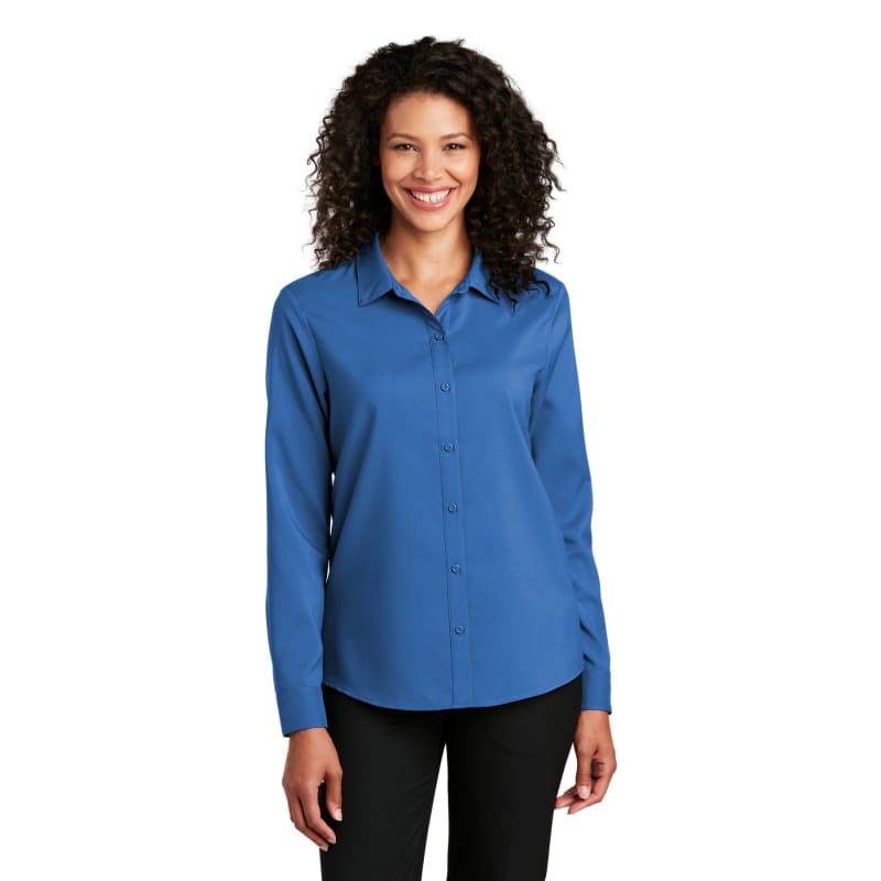 Port Authority Ladies Long Sleeve Performance Staff Shirt 14