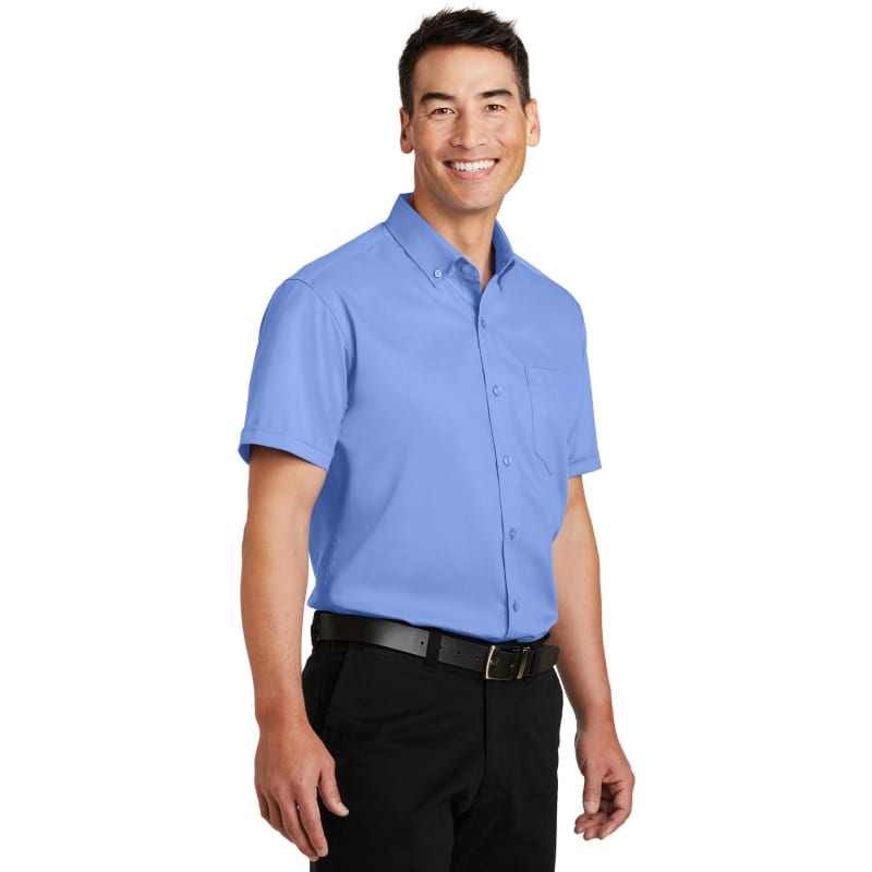 Port Authority Short Sleeve SuperPro Twill Shirt. 7