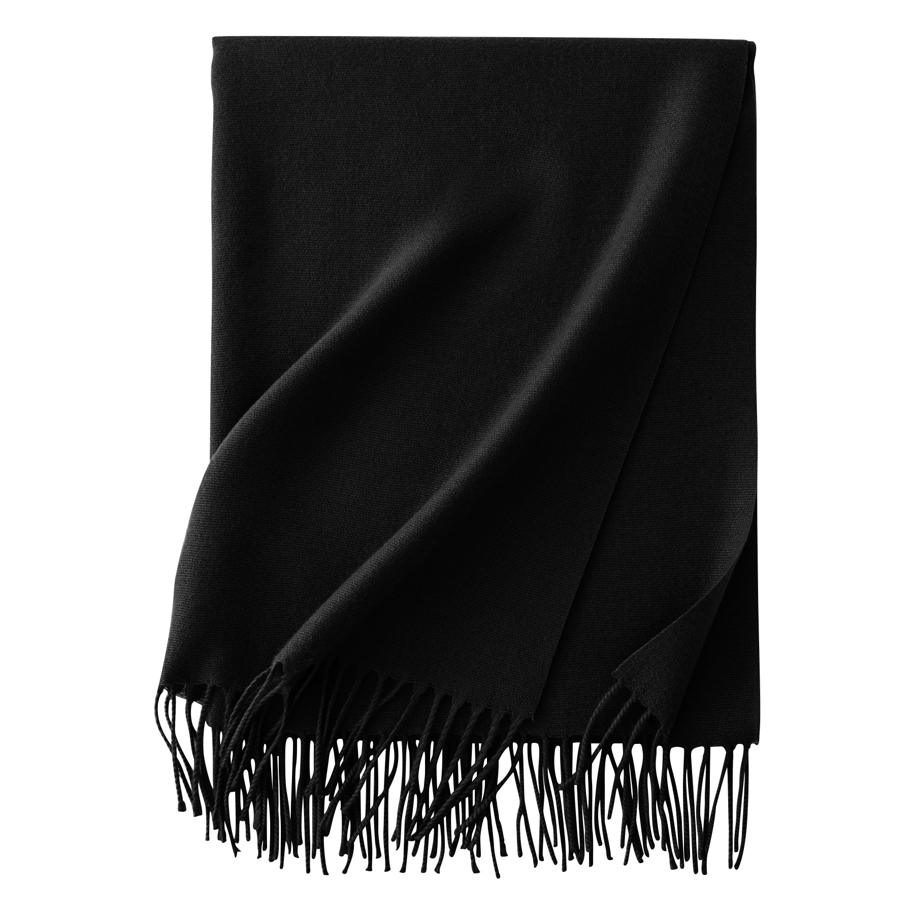Winter Faux Cashmere Shawl Scarf With Tassels 4