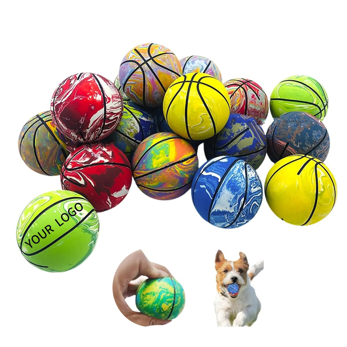Safe Rubber Bouncy Toy for Indoor and Outdoor Fun 2