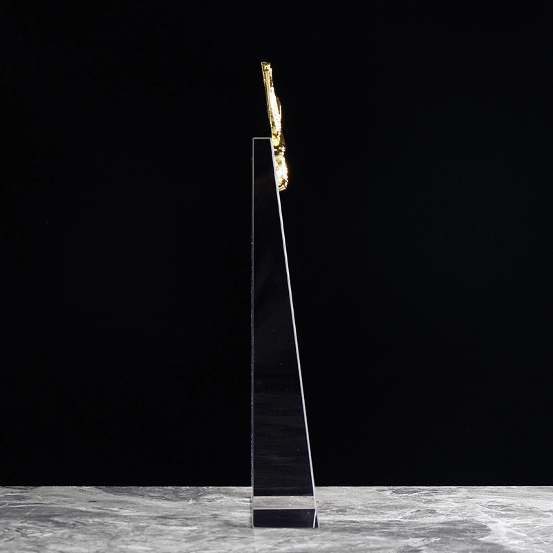 Engraved Logo Crystal Top Eagle Award 5