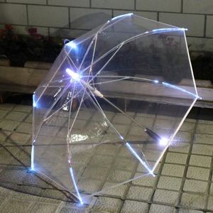 Led Colorful Light Transparent Umbrella 3