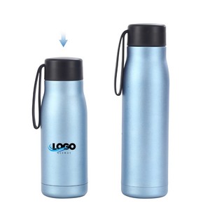 400ml Stainless Steel Cup With Double Wall Insulation Portable Band Lid 14