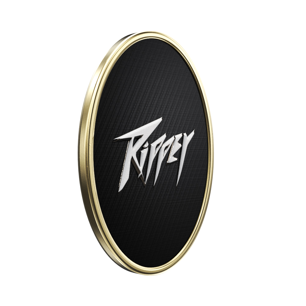 Express Texture Tone 15/16" x 11/16" Oval Lapel Pin 9
