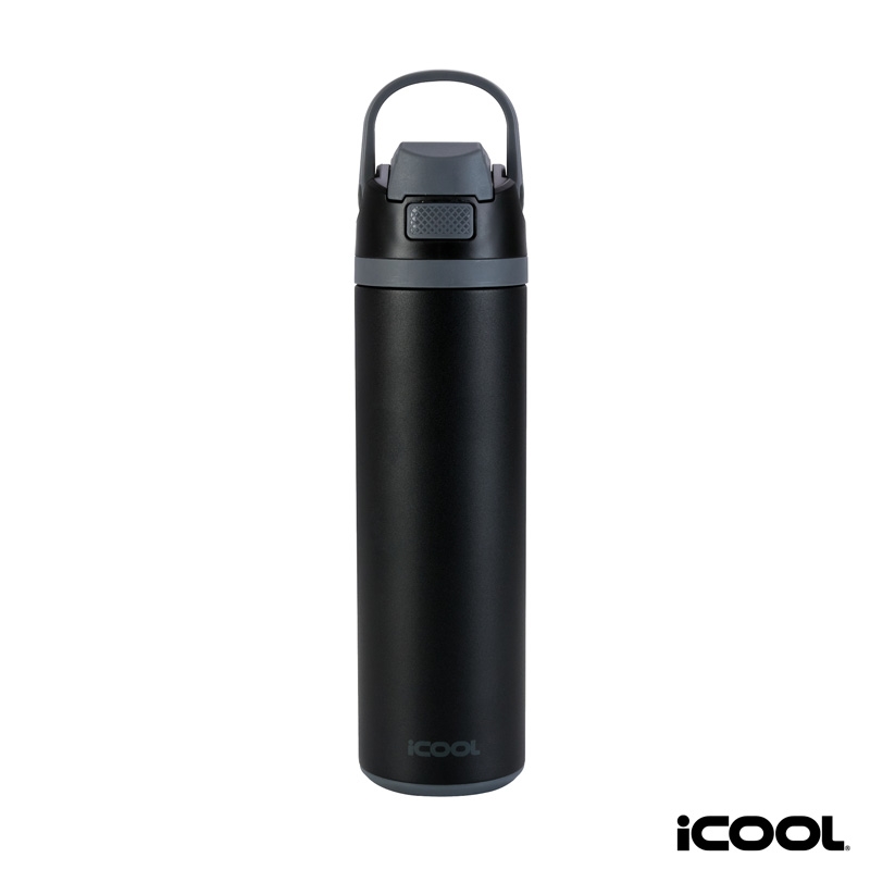 iCOOL® Manitou 24 oz. Double Wall, Recycled Stainless Steel Water Bottle 24
