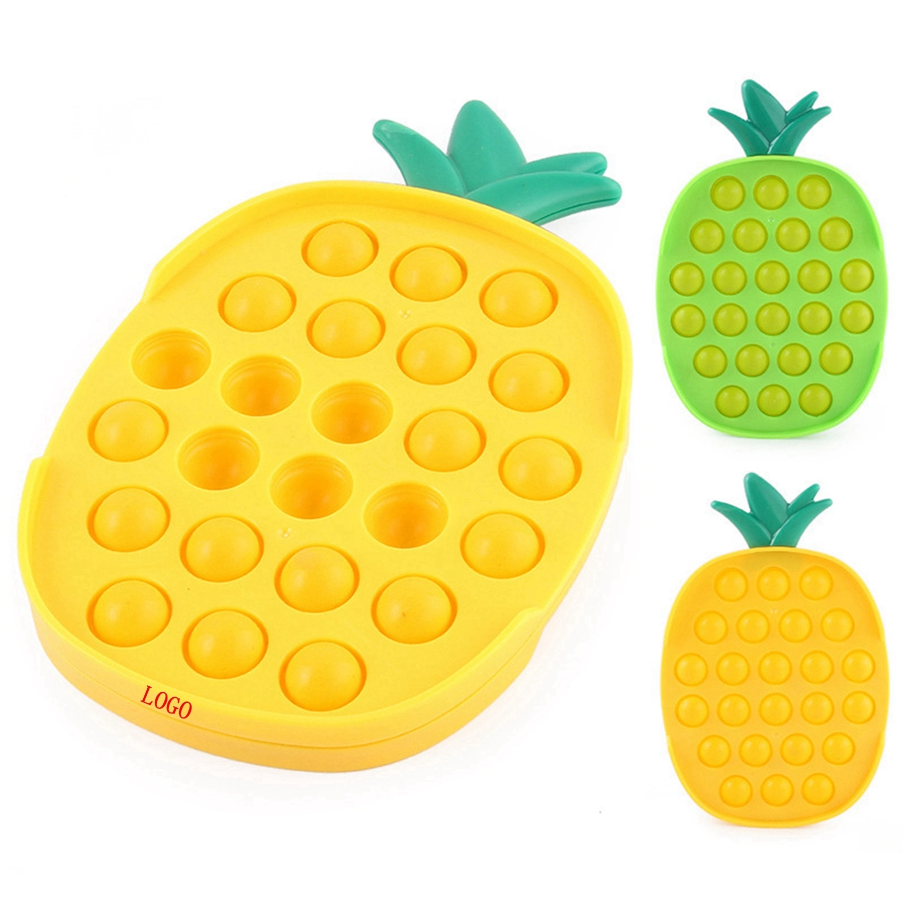 Pineapple Silicone Push Pop Fidget Bubble Toy 2