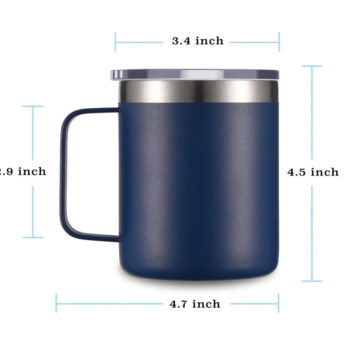 12 oz.Custom Double Wall Vacuum Insulated Coffee Mug 5