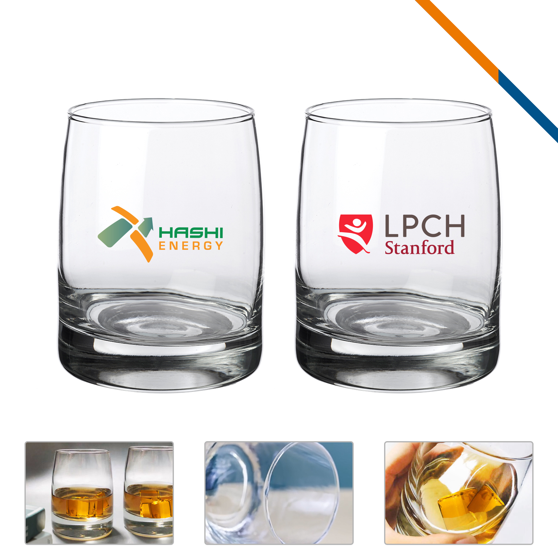 Dynah Whiskey Glass - 12 OZ. 4
