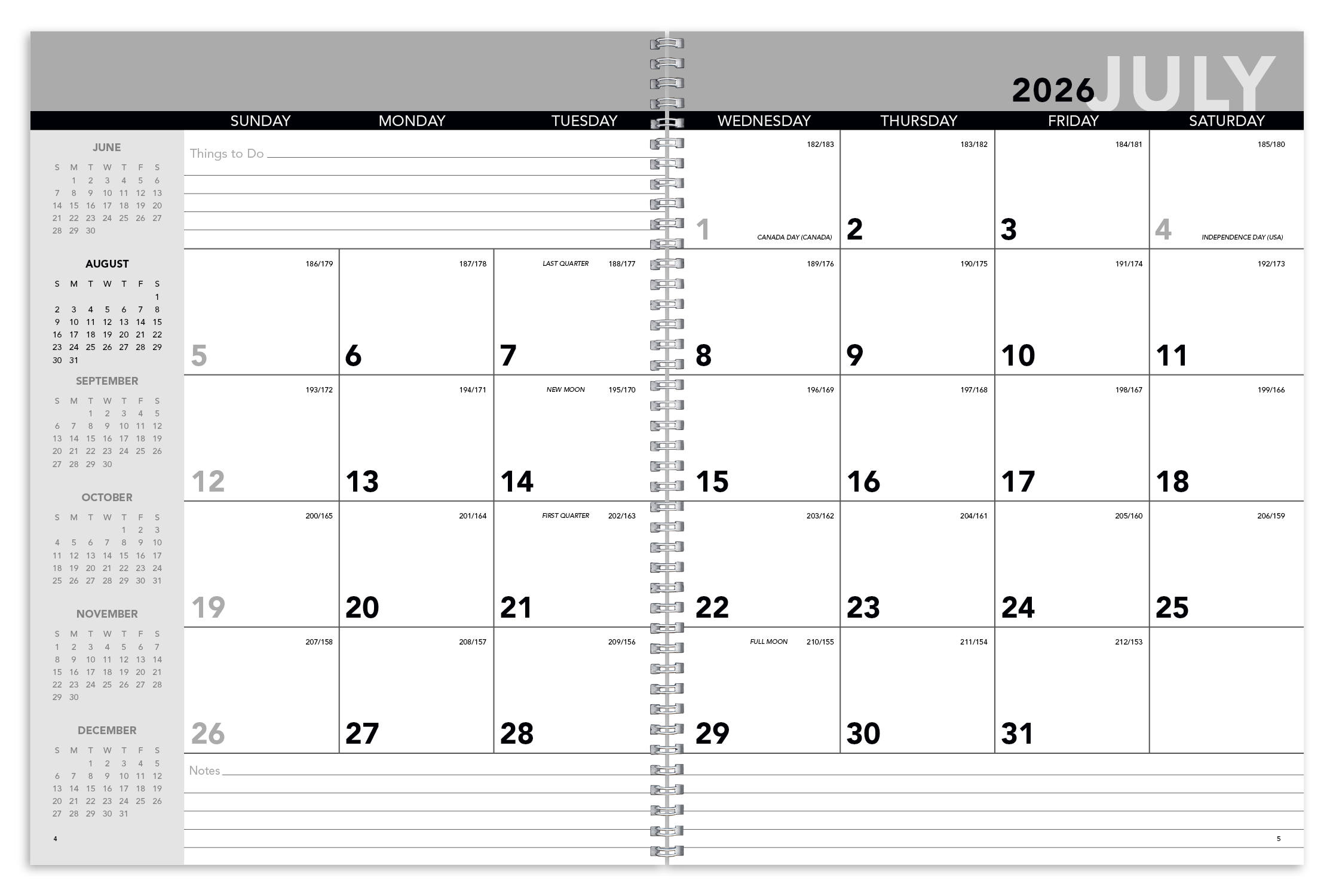 Triumph® Calendars Academic Year Desk Planner with Custom Cover 16
