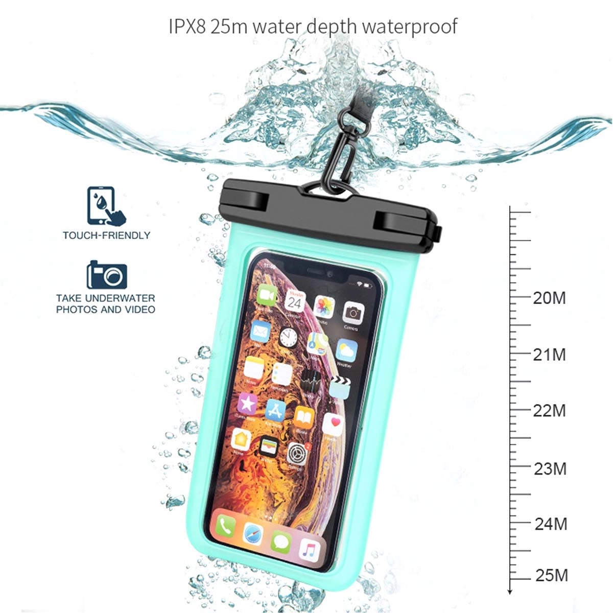 IPX8 Waterproof Phone Pouch 2