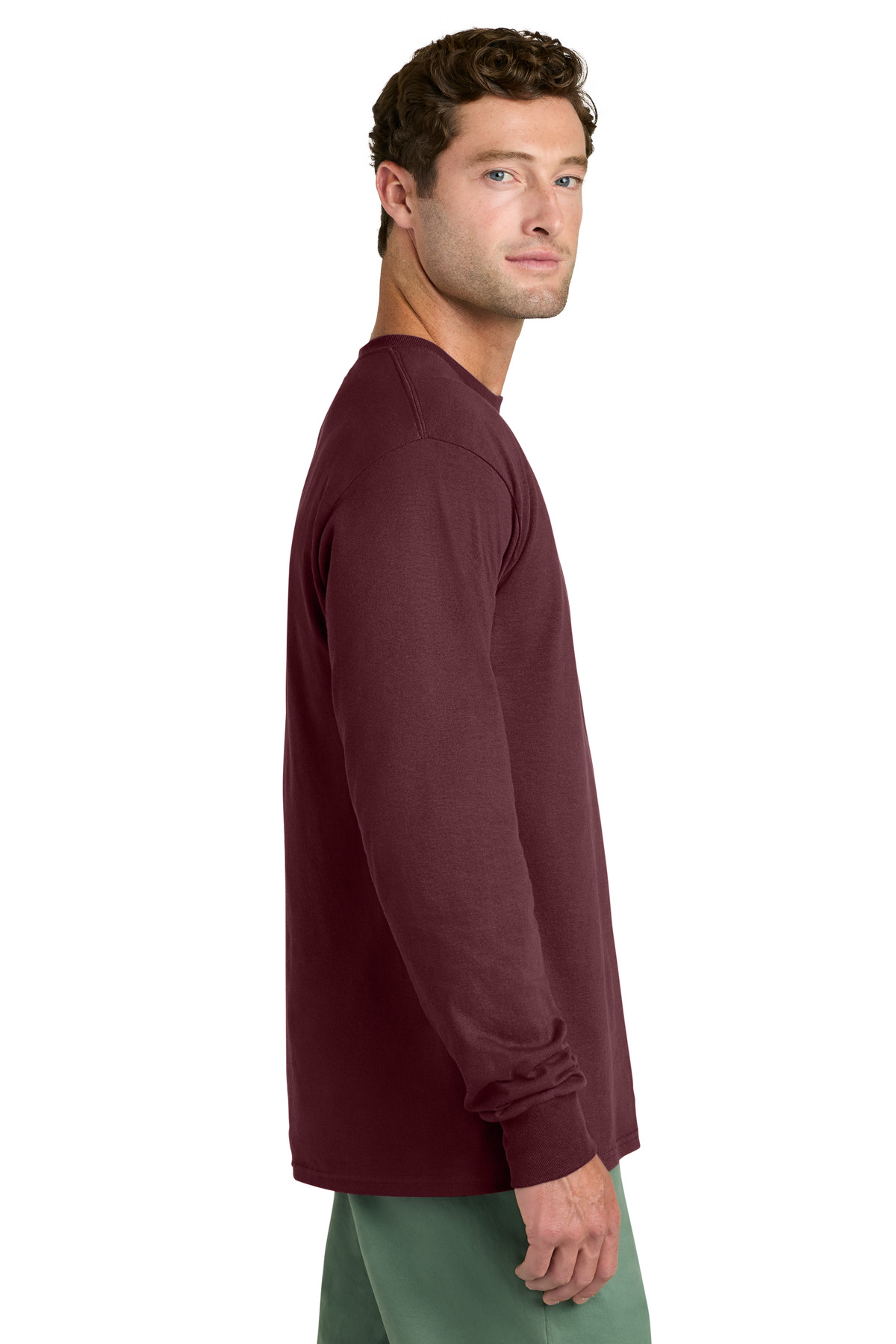 Port & Co Long Sleeve Core Cotton Tee. PC54LS 79