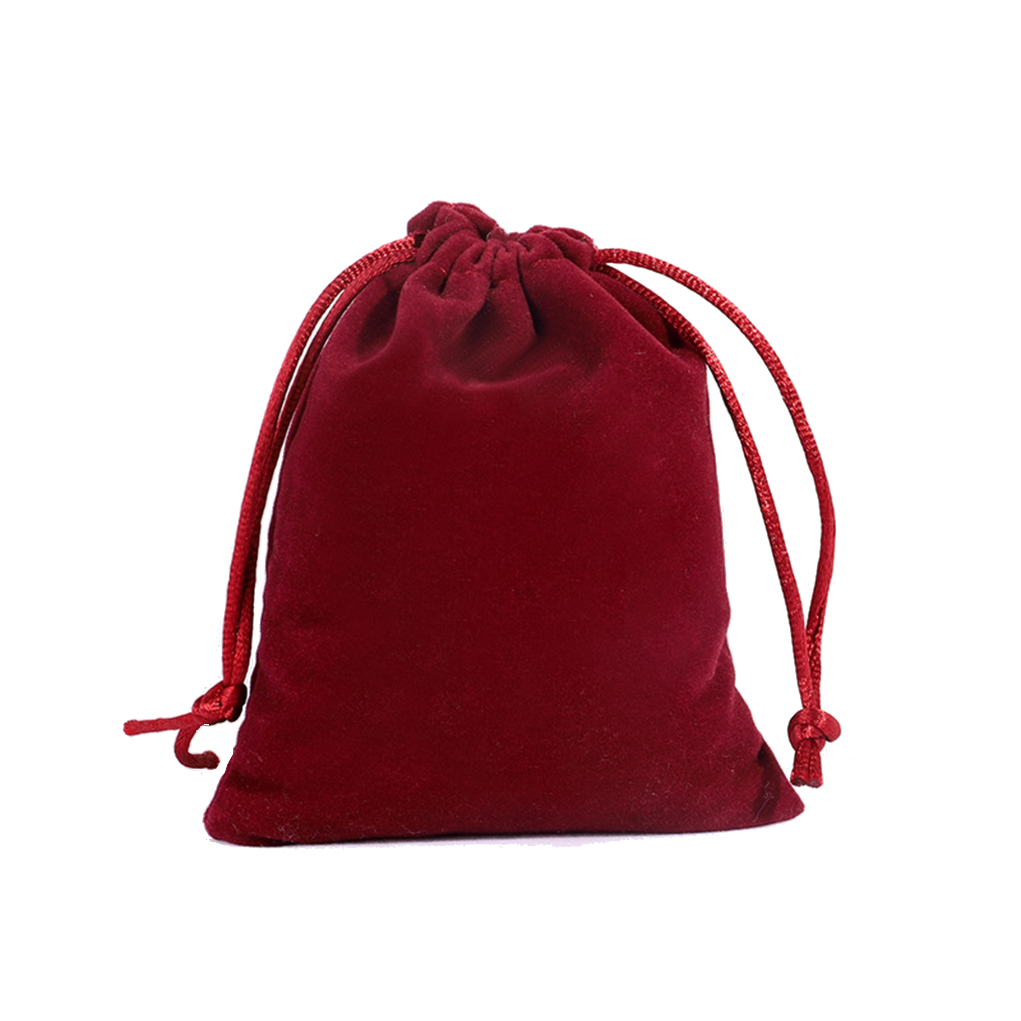 Flocking Drawstring Storage Bag Jewelry Pouch 5