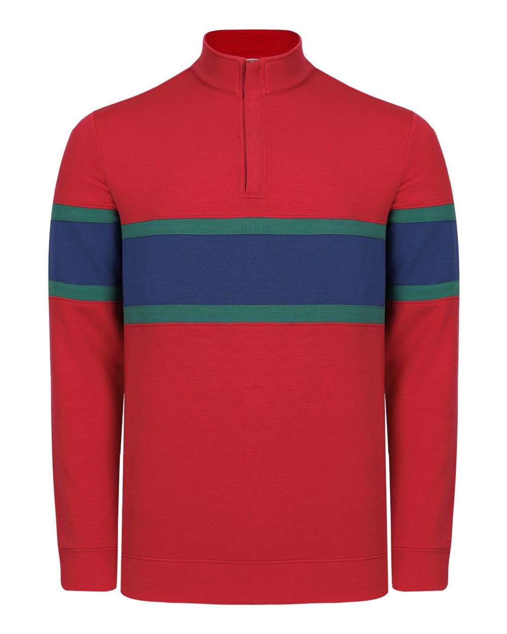 Men's Owen Quarter-Zip Colorblock Pullover - SWOQ500, custom hoodie or sweatshirt with logo imprint 9