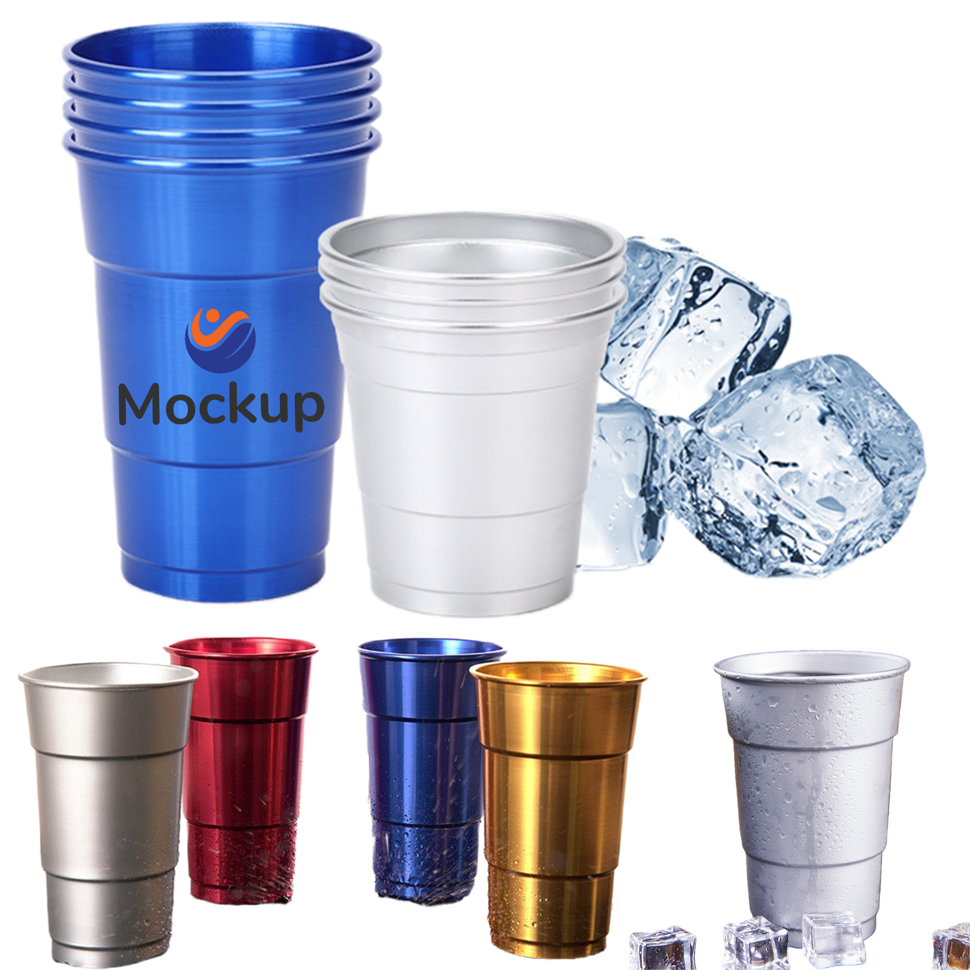 Disposable Birthday Aluminum Cup 3