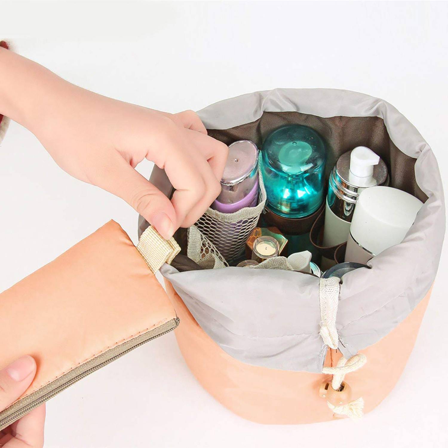 Travel large capacity makeup bag 4