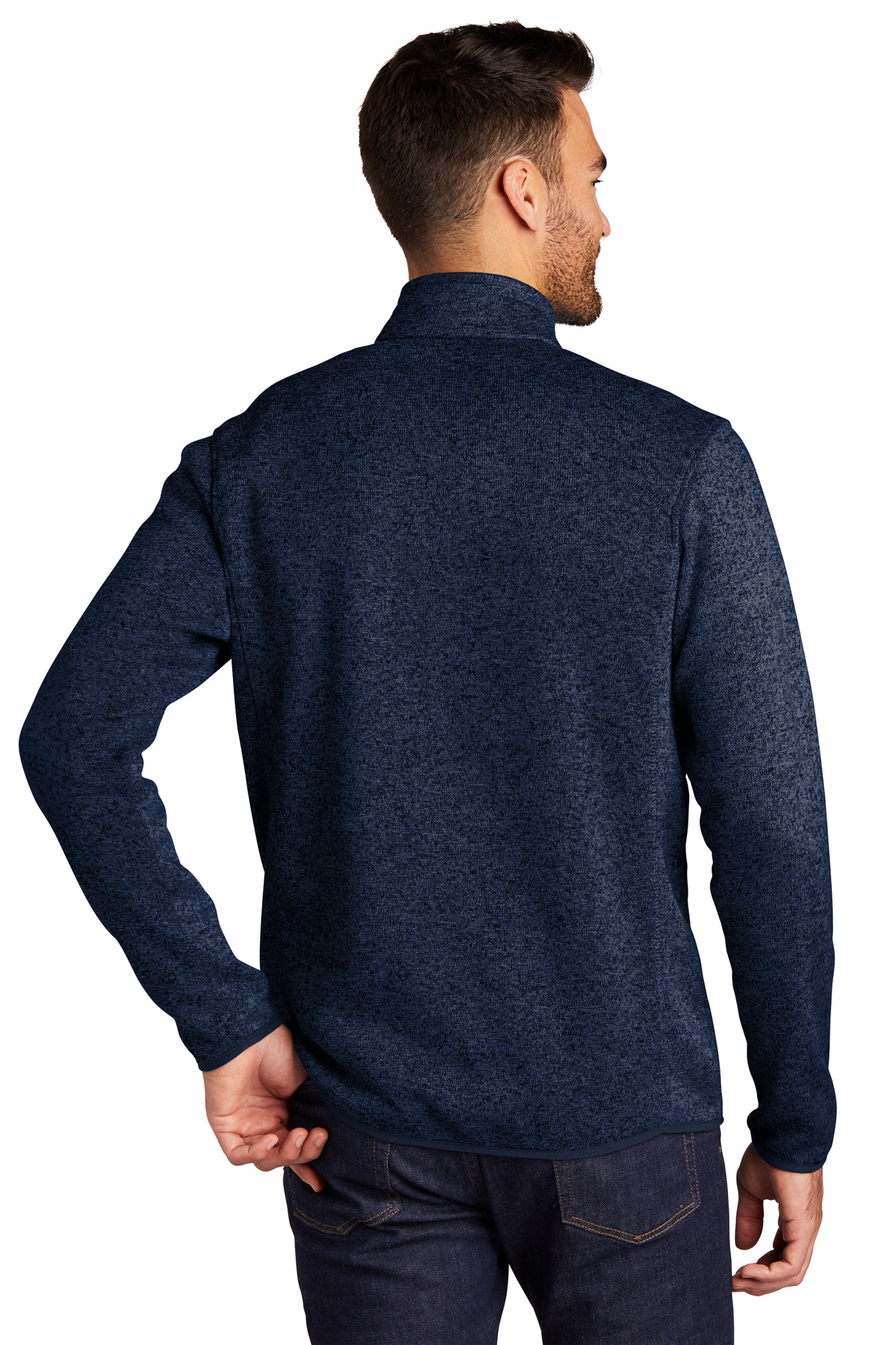 Port Authority Sweater Fleece Jacket. F232 33