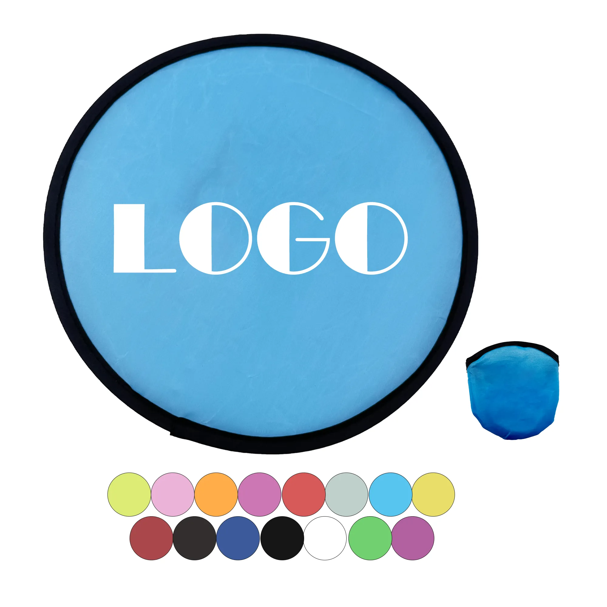 9.8" Folding Flyer With Pouch