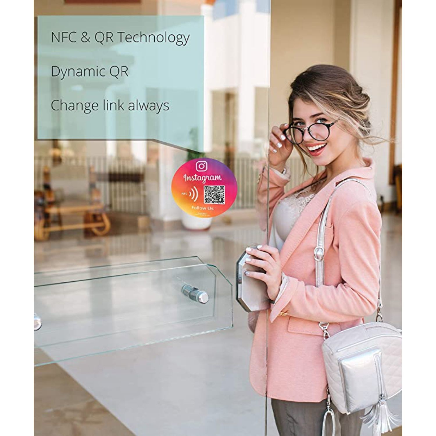 iTAGL Smart NFC Digital Business Epoxy Sticker 3